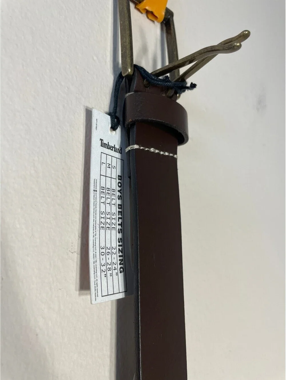 Timberland Youth New Leather Belt Minimal Indie bts 30-32
